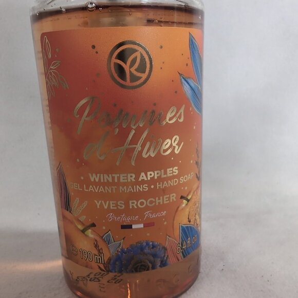 Yves Rocher Winter Apples Hand Soap Pommes d'Hiver 190ml Wash NEW Pump Bottle - Picture 2 of 12